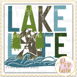 Lake Life Stamp