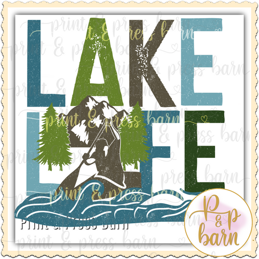 Lake Life Stamp