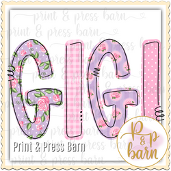 Pink Floral Gigi