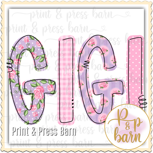 Pink Floral Gigi