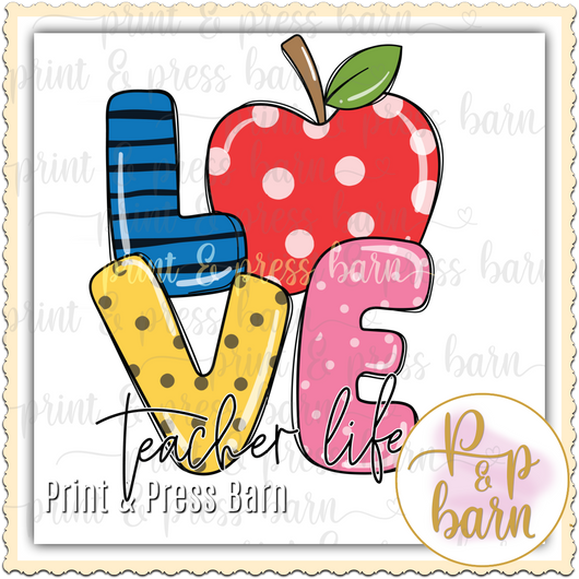 Love Teacher Apple