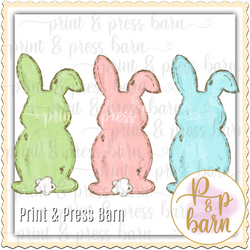 Pastel Bunny Trio 2