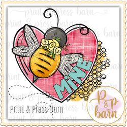 Bee Mine Heart Hive