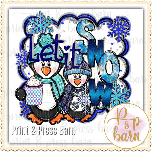 Let it Snow Penguin Duo