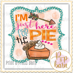 I'm just here for the pie