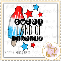 Sweet Land of Liberty Popsicle