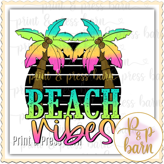 Beach Vibes Palm Trees