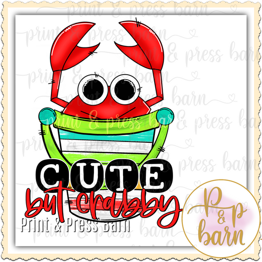 Cute But Crabby- Red