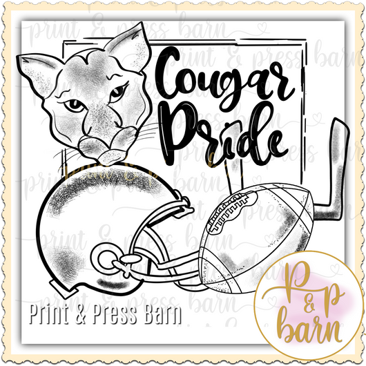 Cougar Pride- BW