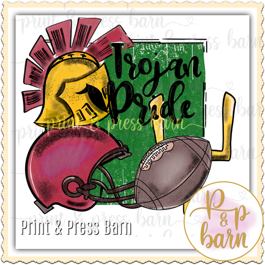 Trojan Pride- Red