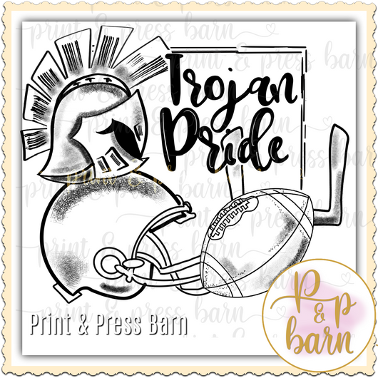 Trojan Pride- BW