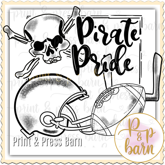 Pirate Pride- BW