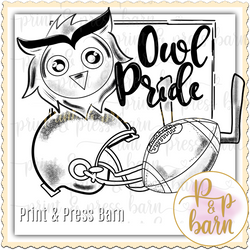 Owl Pride- BW