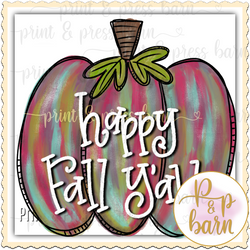 Happy Fall Multi pumpkin