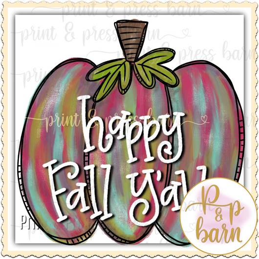 Happy Fall Multi pumpkin