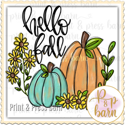 Hello Fall Pumpkins