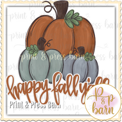 Happy Fall Yall Pumpkin Trio- AR