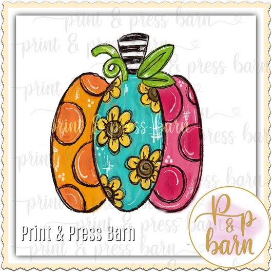 Pumpkin Multi color