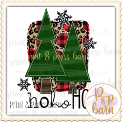 Ho Ho Ho Tree Frame