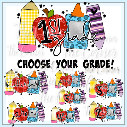 School Collage- choose grade