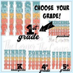 School Stack- choose grade