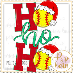 Christmas Softball HO Ho Ho