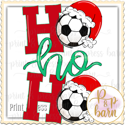 Christmas Soccer Ho Ho Ho