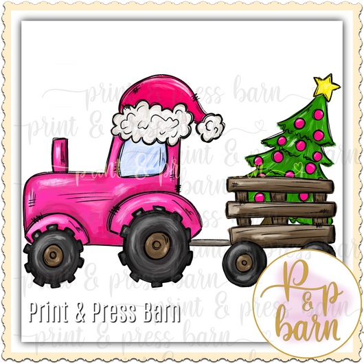 Tree Tractor- Pink