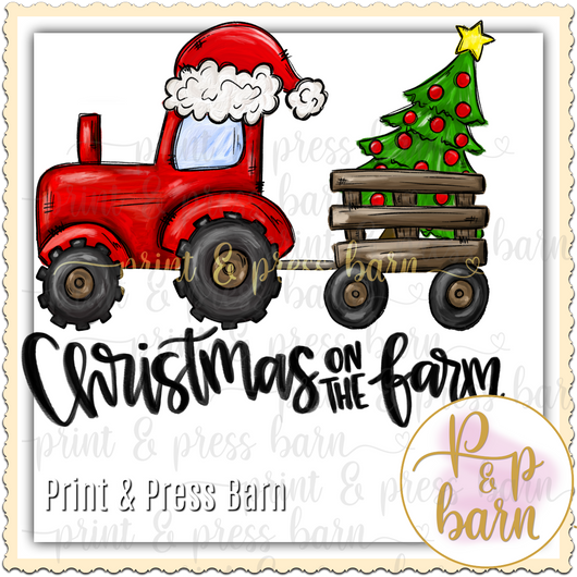 Christmas on the Farm- Red