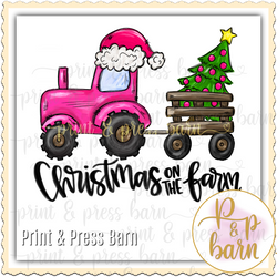 Christmas on the Farm- Pink