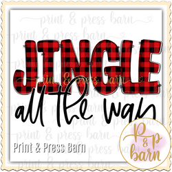Jingle all the way- plaid