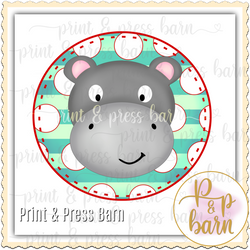 Christmas Hippo