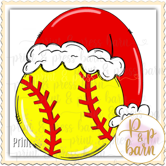 Christmas Softball Ho Ho Ho