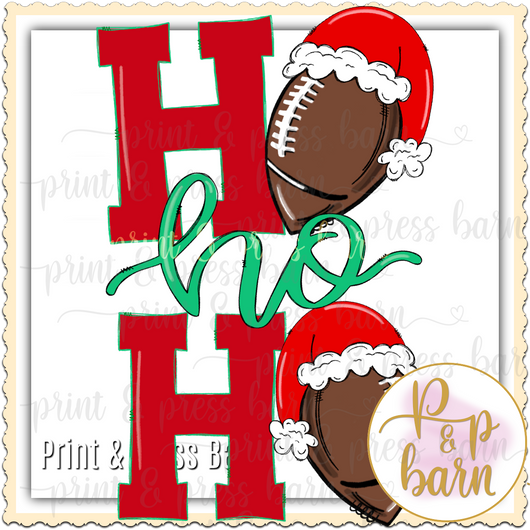 Christmas Football Ho Ho Ho