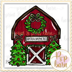 Farm Fresh Tree barn