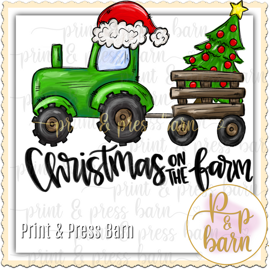 Tractor Tree- on the farm
