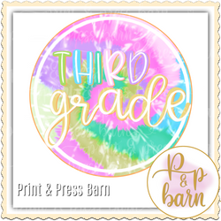 Third Grade Tie Dye