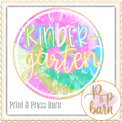 Kindergarten Tie Dye
