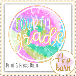 Fourth Grade Tie Dye