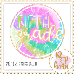 Fifth Grade Tie Dye