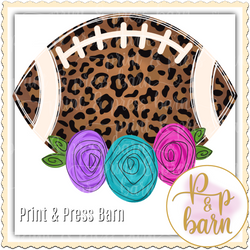 Leopard Flower Football