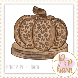 Leopard Pumpkin Plate