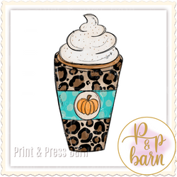 Pumpkin Spice Latte Leopard- AR