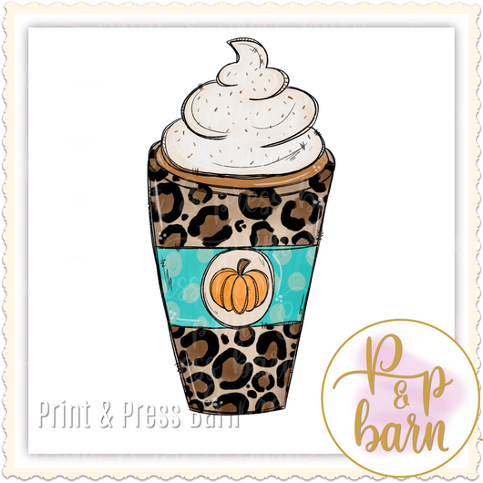 Pumpkin Spice Latte Leopard- AR