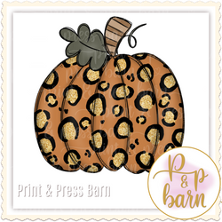 Leopard Glitter Pumpkin- AR