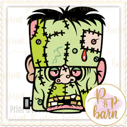 Frankenstein Patch Face