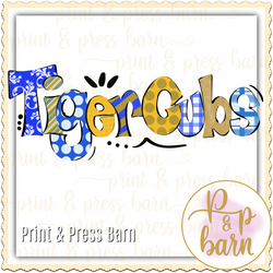 Tiger Cubs- blue and gold