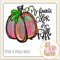 Water Color Pumpkin 202