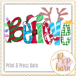 Believe Letters- PP