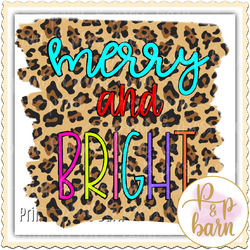 Merry and Bright Leopard swatch